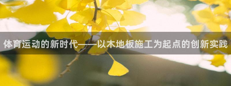熊猫体育：体育运动的新时代——以木地板施工为起点的创新实践
