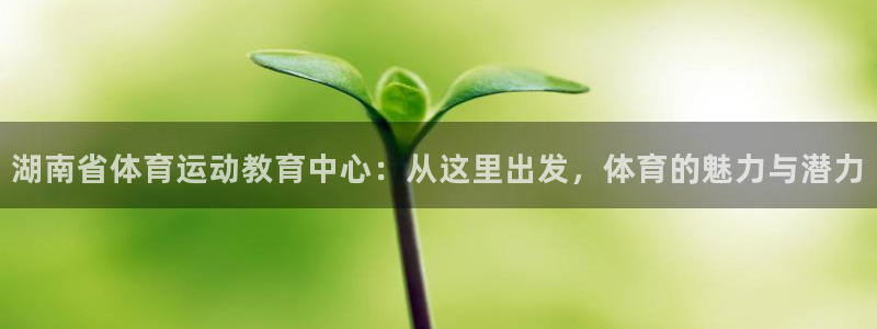 熊猫体育怎么样：湖南省体育运动教育中心：从这里出发，体育的魅力与潜力