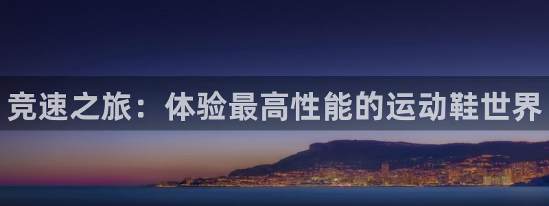 熊猫体育比赛直播：竞速之旅：体验最高性能的运动鞋世界