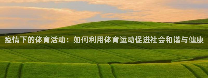 成都熊猫体育公园：疫情下的体育活动：如何利用体育运动促进社会和谐与健康